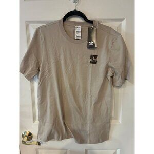 Adidas Skateboarding Tan Graphic Tee Men's Small